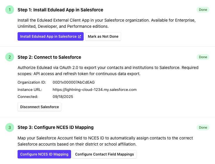 Salesforce Integration